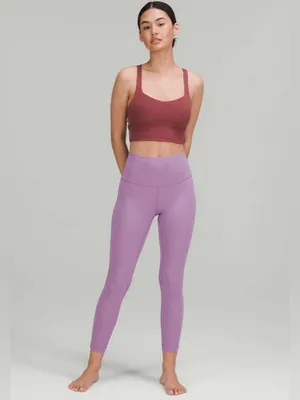 Lululemon Align High-Rise Pant 25" Wisteria Purple W5DKZS size 6 thumbnail 3