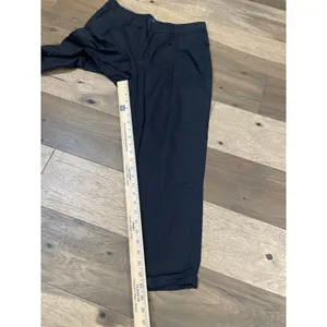 Gap Black Linen‑Cotton Cropped Pants Size M Lightweight thumbnail 7