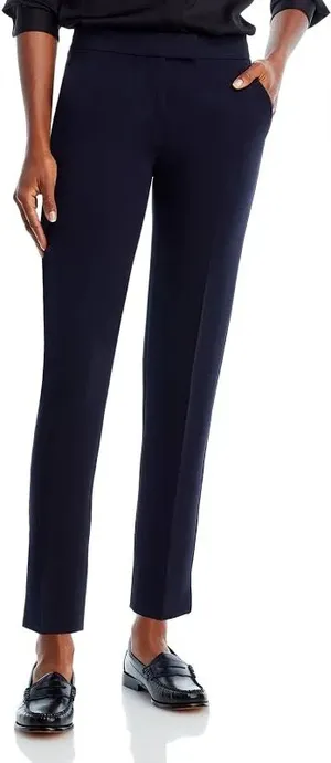 Theory women's deep navy straight pants size 6 thumbnail 1