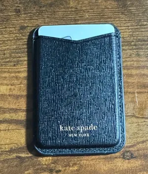 Kate Spade Black Card Holder for Phones NWOT MSRP $40 thumbnail 1