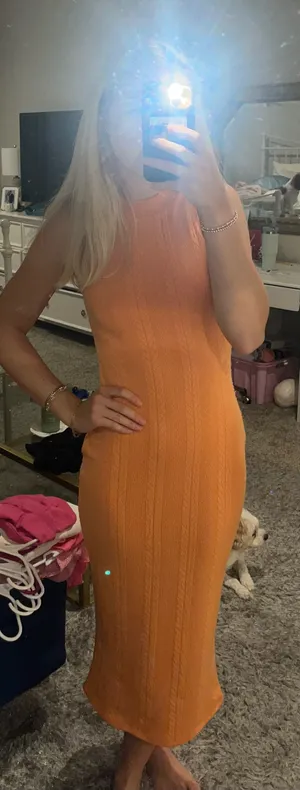 VICI Orange maxi dress thumbnail 1