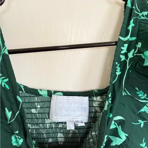 Hill House Akilah Midi Dress in Green Botanical thumbnail 5