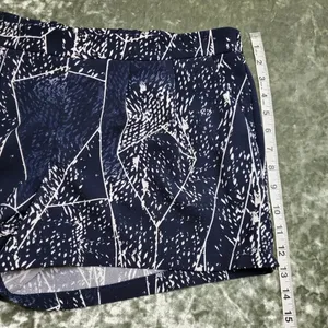 Mossimo Flowy Abstract Pattern‎ Shorts Blue Size L thumbnail 4