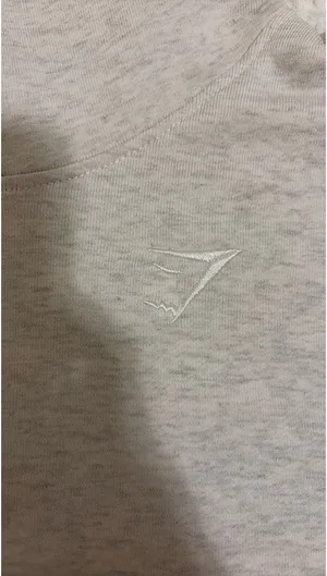 Heather grey gym shark sweatshirt thumbnail 4
