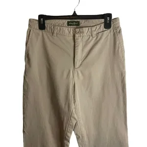 Eddie‎ Buaer Womens Size 10 Vintage Khaki Slacks Career Pants thumbnail 2