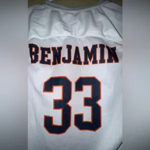 Nike White and Orange Soccer Jersey thumbnail 2