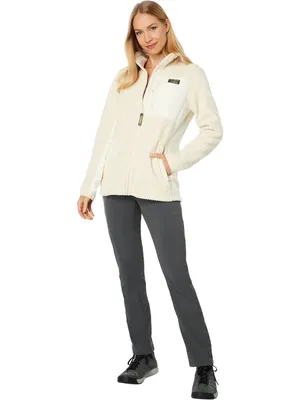 L.L. Bean Mountain Classic Windproof cream Fleece full zip up Jacket size XL thumbnail 4