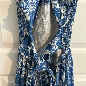Hello Molly Floral Maxi Dress Blue White Size 8 thumbnail 9
