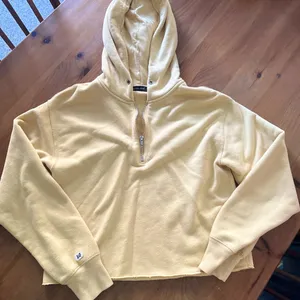 Abercrombie & Fitch Yellow Zip-Up Hoodie thumbnail 1