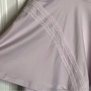 Free People Movement Pleats And Thank You Tennis Skort Sz XL Violet Frost thumbnail 6