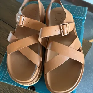 Chaco Townes Midform Size US 9 M EU 40 Women's Leather Sandals Cashew thumbnail 7