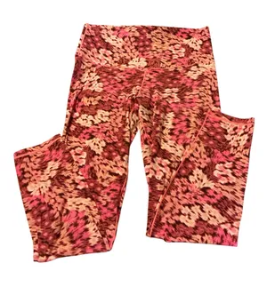 OFFLINE by Aerie Real Me XTRA High Rise 7/8 Leggings Large Pink Abstract NWOT thumbnail 1