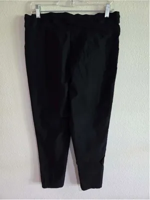 SHEIN Curve Women’s Distressed Ripped Ankle Joggers Drawstring Black 1XL W-231 thumbnail 2