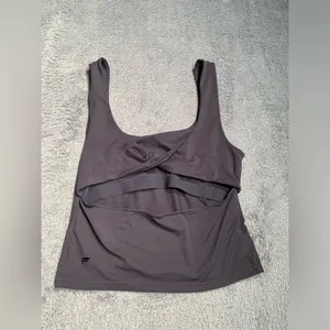 Fabletics cropped tank top with built in shelf bra thumbnail 5