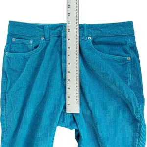 ASOS Design Bright Blue Corduroy Jeans Boot Cut Size‎ 30 X 36 TALL thumbnail 5