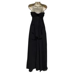 Betsy & Adam by Jas Lene Black Maxi dress Evening Gown Size 6 Petite thumbnail 3