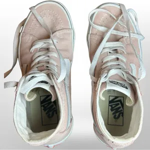 Pink & White Vans High-Top Sneakers – Women’s 6.5/ Men’s 5 thumbnail 12