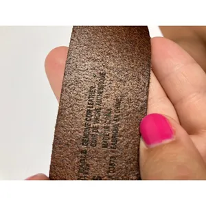 American Eagle Belt Womens XS Brown Excellent Leather D-Ring Casual Classic thumbnail 3