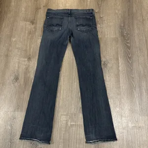 SEVEN FOR ALL MANKIND Bootcut Jeans Women‎ Size 30 Dark Wash Stretch Made In USA thumbnail 5