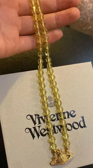 Vivienne Westwood Messaline gold-tone brass crystal-embellished choker Necklace thumbnail 11