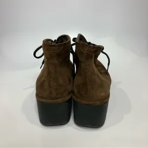 Fly London Lare lace up ankle boots brown suede casual modern women’s size 38‎ thumbnail 5