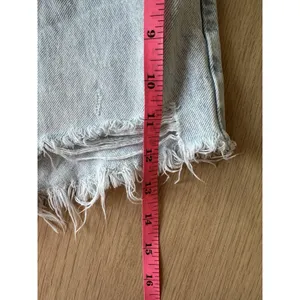 Garage Denim Festival Ripped Low Rise Cut Off Jean Short Size 13/ 31 2623 thumbnail 4