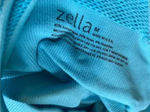 Zella Aqua Blue Racerback Tank Top thumbnail 3