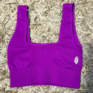 Free People FP Movement Purple Square Neck Sports Bra Size XS-S thumbnail 1