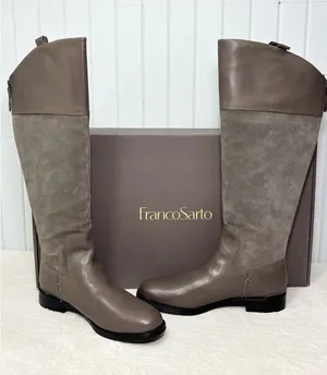Franco‎ Sarto L-MEYER2 GRAY Knee-High Boots Size 10 M thumbnail 1