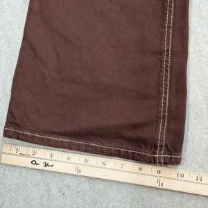 Aeropostale Jeans Flare Womens 2R Low Rise Brown Y2K Boho Indie Western Twee thumbnail 10