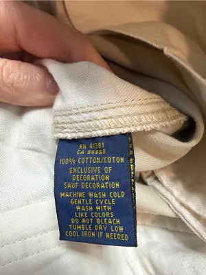 POLO Ralph Lauren Women’s 100% Cotton Chino Khaki Shorts 4” Inseam Size 12 thumbnail 5