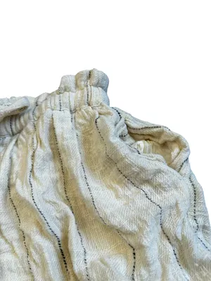 Free People Erykah Short Bubble Hem Womens Size Large Cream Boho Coastal Beach thumbnail 5