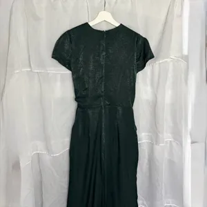 Lulus Let Me Entertain You Dark Green Satin Wide-Leg Jumpsuit thumbnail 11
