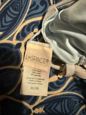 L*Space Set medium top, xl bottoms sparkly blue thumbnail 3