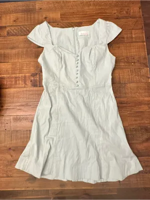 BY ANTHRO Cap-Sleeve Sweetheart Mini‎ Dress thumbnail 2