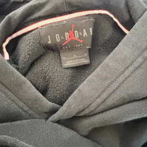 Jordan black hooded sweater fleece inner lining medium normcore thumbnail 5