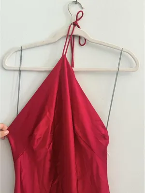 Acler Tarnacre Red Gown Size 12 thumbnail 4
