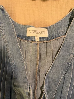 Denim romper Blue thumbnail 2