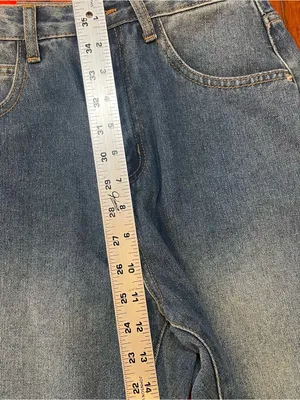 Barrel Leg High Rise Jeans Women’s 8 Y2K 90s Streetwear Normcore Medium Wash thumbnail 4