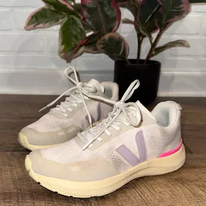 Veja Impala Engineered-Mesh Glaze Parme Women's White and Pink Sneakers thumbnail 10