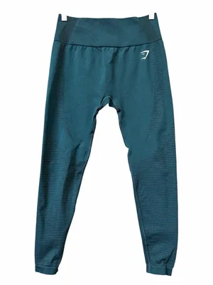 Gymshark Vital Seamless 2.0 Leggings Teal Green High Waisted Sculpt Size Small thumbnail 2