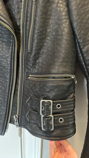 Free People Leather Jacket thumbnail 3