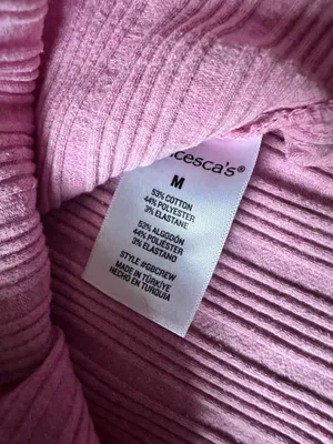 Pink Ribbed Tank Top Francesca’s  thumbnail 4
