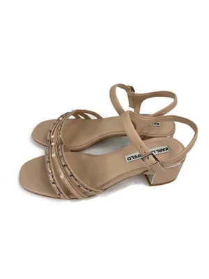 Karl Lagerfeld Paris Tori Imitiation Pearl Sandals Size 7 thumbnail 5