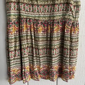Hemant & Nandita Beaded Drop Waist Shift Mini‎ Dress in Multicolor Size 4 thumbnail 4