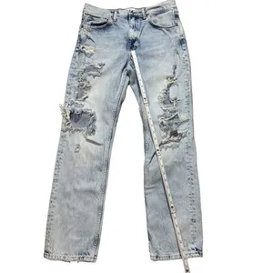 Zara The Truth Slim‎ ripped distressed mid-rise jeans sz 8 thumbnail 4