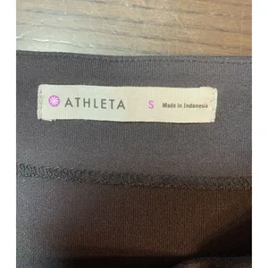 Athleta LS‎ Black Dress Small LBD Minimal Athleisure Capsule Wardrobe Basic READ thumbnail 5
