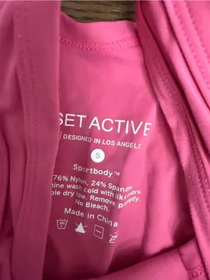 SET ACTIVE Hot Pink Onsie thumbnail 3