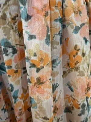 Patrons of Peace Floral Maxi Dress in Pink and Orange thumbnail 3
