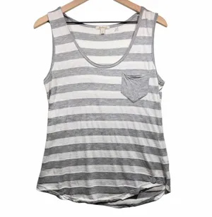 Barbour Gray White Tank Lightweight Women's US size 8 thumbnail 1